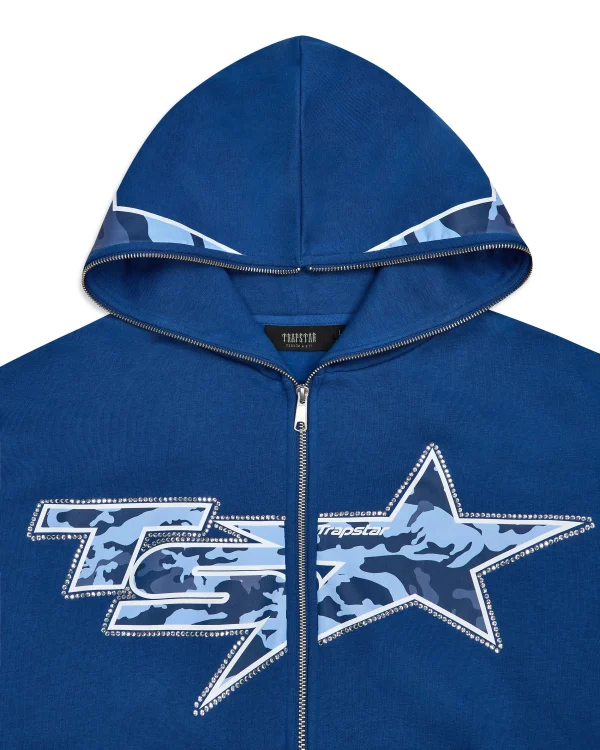 Dres Trapstar TS Star Rhinestone Blue-4