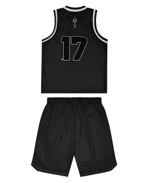 Trapstar Trapstar Zamów w przedsprzedaży Irongate Baskeball-Black Shorts Set-1