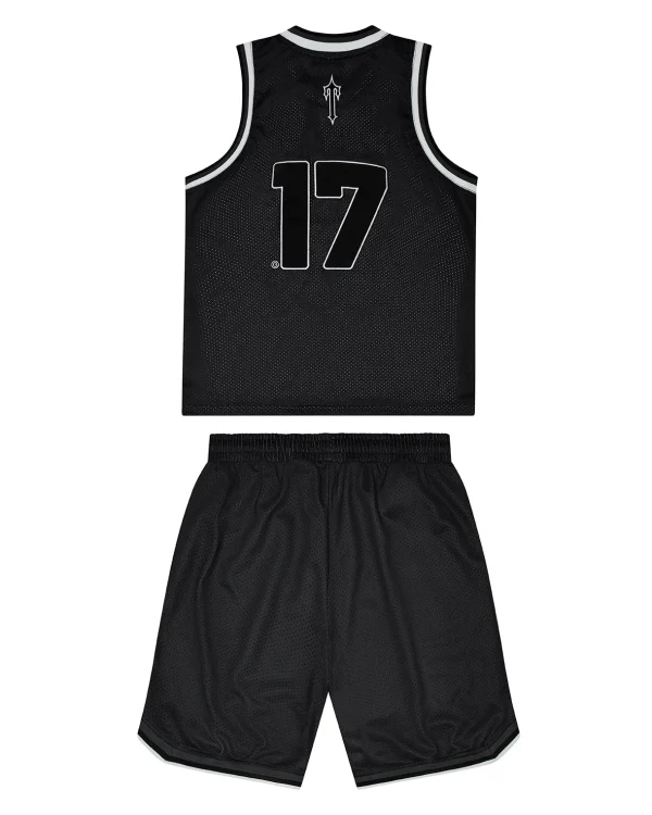 Trapstar Trapstar Zamów w przedsprzedaży Irongate Baskeball-Black Shorts Set-1