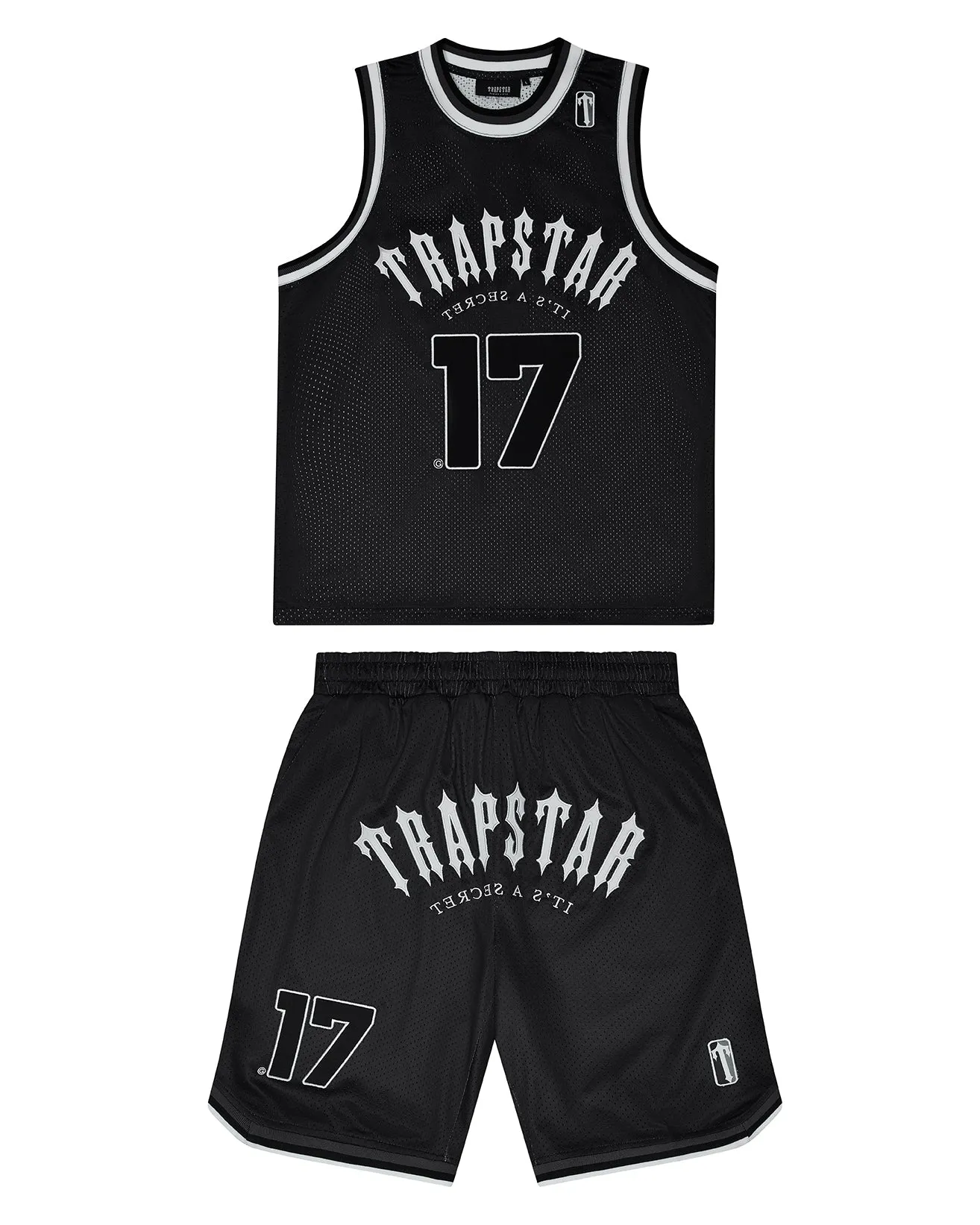 Trapstar Trapstar Pre-Order Irongate Baskeball-Black Shorts Set Trapstar Trapstar Zamów w przedsprzedaży Irongate Baskeball-Black Shorts Set