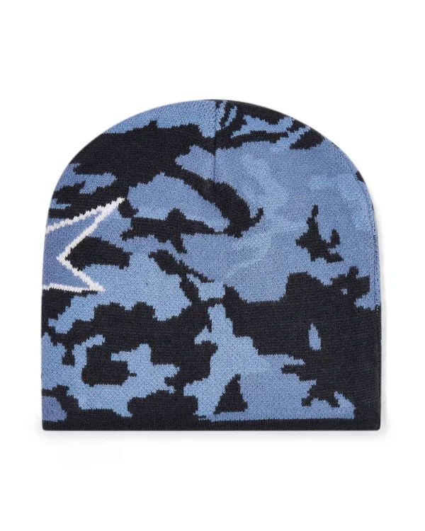 Czapka Trapstar Ts Star Beanie - Blue Camo -1