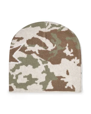 Czapka Trapstar Ts Star Beanie - Zielony kamuflaż -1
