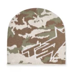 Czapka Trapstar Ts Star Beanie - zielony kamuflaż