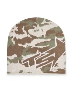 Czapka Trapstar Ts Star Beanie - zielony kamuflaż