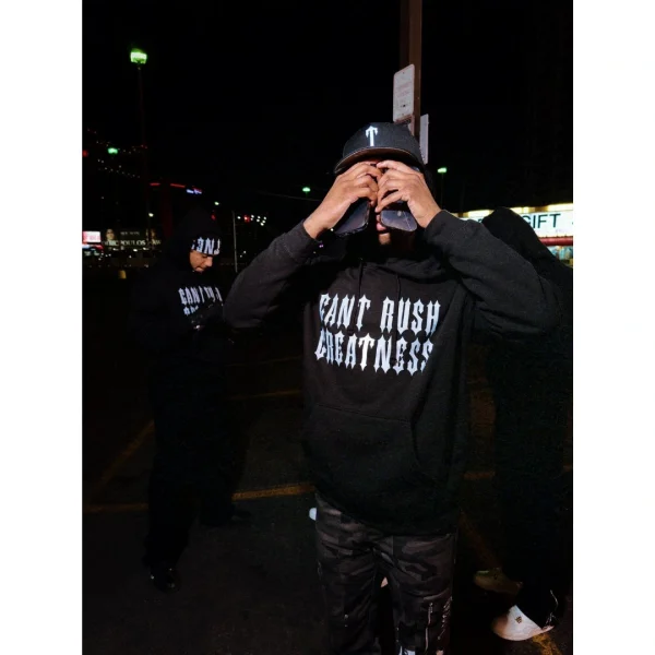 Bluza z kapturem Trapstar X Central Cee Black - obrazek 3