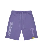 Trapstar X Syrop na kaszel Puff Fioletowe spodenki