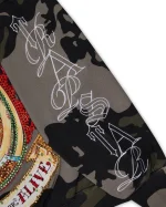 Bluza z kapturem Trapstar X Ed Hardy Dead Or Alive Camo Rhinestone Hoodie-2