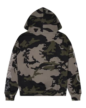Bluza z kapturem Trapstar X Ed Hardy Dead Or Alive Camo Rhinestone Hoodie-3