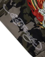 Bluza z kapturem Trapstar X Ed Hardy Dead Or Alive Camo Rhinestone Hoodie-4