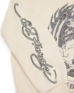 Bluza z kapturem Trapstar X Ed Hardy Dead Or Alive z kryształkami-4
