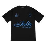 Koszulka Trapstar X Kid Wild Jobs Not Done w kolorze czarnym