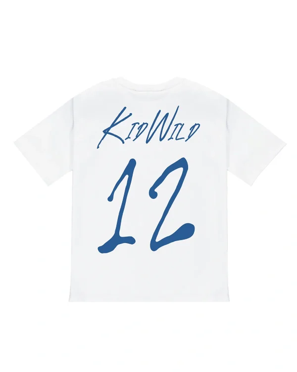 Koszulka Trapstar X Kid Wild Jobs Not Done w kolorze białym - obrazek 2