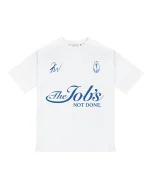 Koszulka Trapstar X Kid Wild Jobs Not Done w kolorze białym