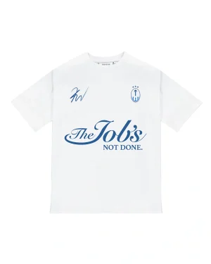 Koszulka Trapstar X Kid Wild Jobs Not Done w kolorze białym