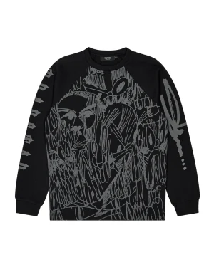 Bluza Trapstar X Sławn Czarny Wafel