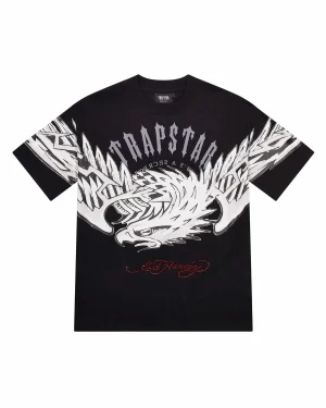 Koszulka Trapstar x Ed Hardy Arched Eagle