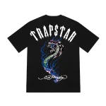 Koszulka Trapstar x Ed Hardy Black Flame Snake