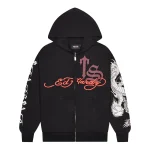 Bluza z kapturem Trapstar x Ed Hardy Black Script