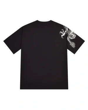 Koszulka Trapstar x Ed Hardy Dragon Diamanté Tee-1