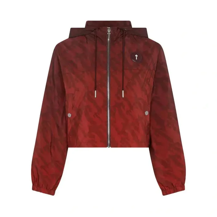 WOMENS TRAPSTAR IRONGATE T WINDBREAKER - Burgundy DAMSKA WIATRÓWKA TRAPSTAR IRONGATE T - Burgundowa