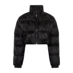 Damska kurtka puchowa Trapstar T Jacquard - CZARNA