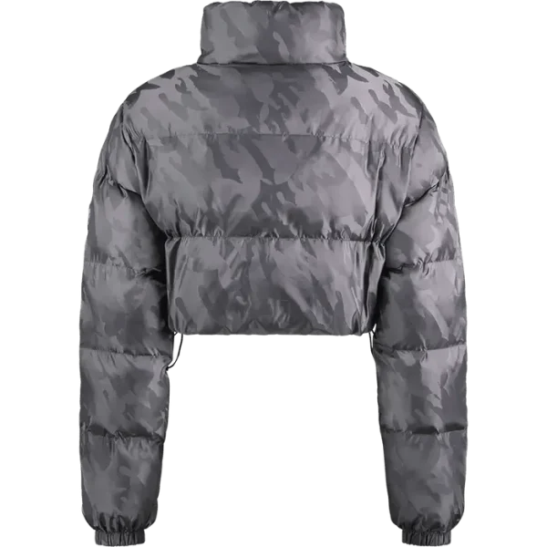 Damska kurtka puchowa Trapstar T Jacquard - SZARA-1