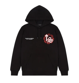 new-chain-script-hoodie-black