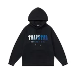 Bluza z kapturem Trapstar Blue Logo w kolorze czarnym
