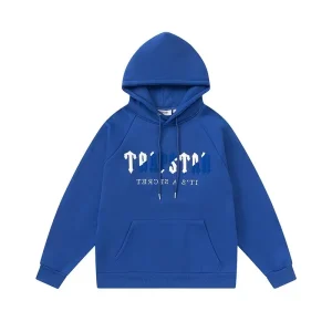 Bluza z kapturem Trapstar Blue Logo Blue