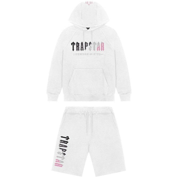 trapstar-decoded-hooded-short-set-white-pink trapstar-decoded-hooded-short-set-white-pink