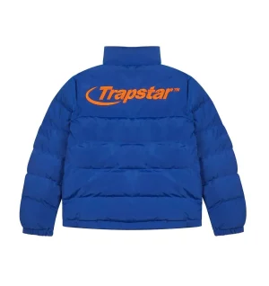 trapstar-hyperdrive-puffer-blue-orange-jacket