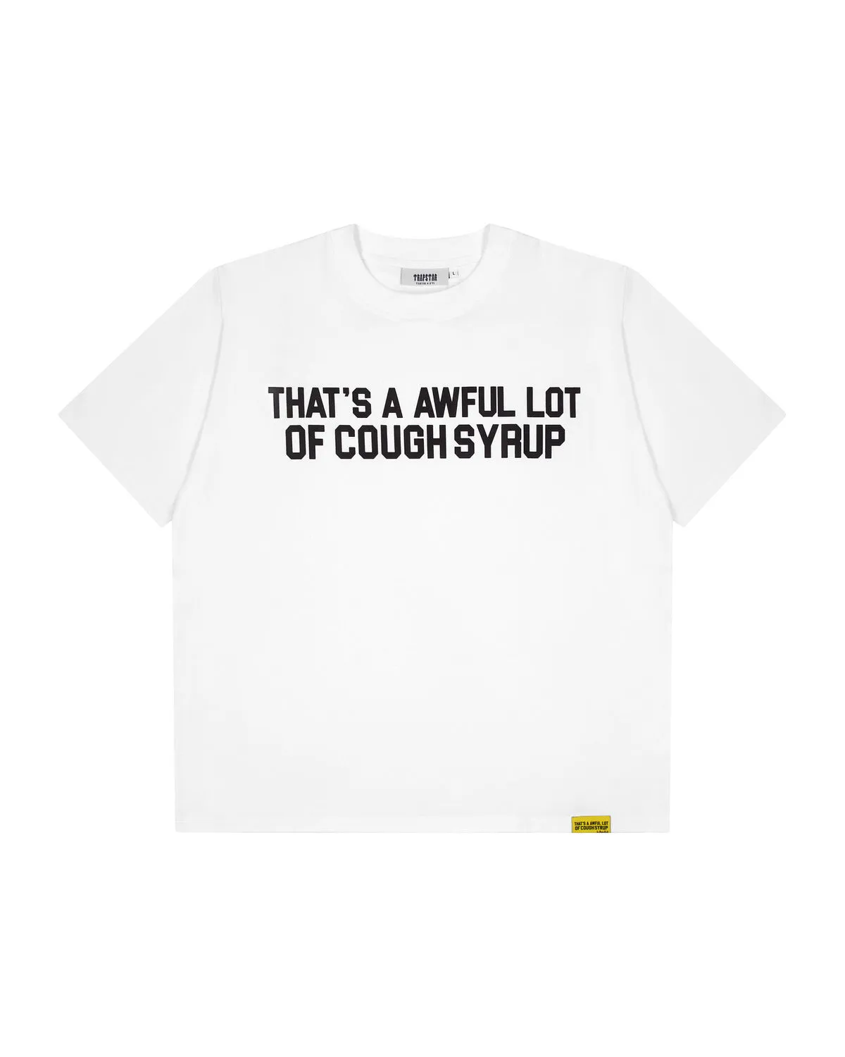 trapstar-x-cough-syrup-irongate-white-tee trapstar-x-cough-syrup-irongate-white-tee