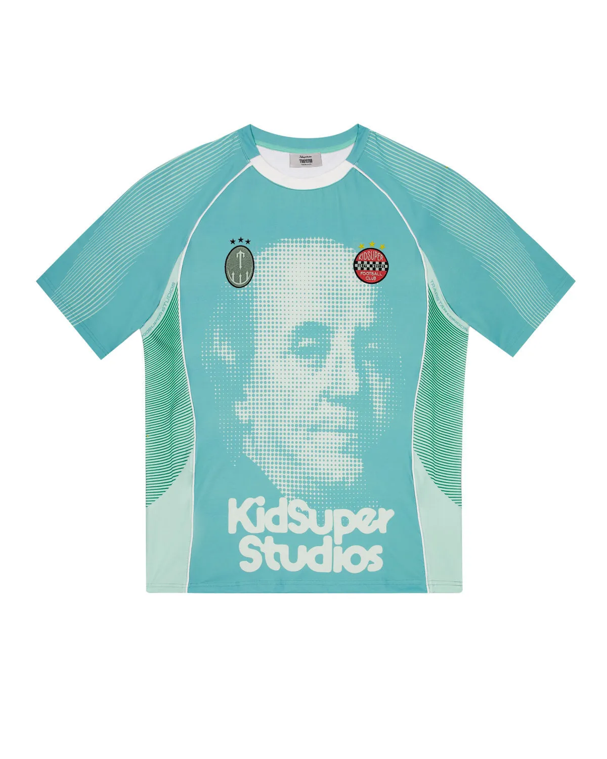 trapstar-x-kidsuper-football-jersey-teal trapstar-x-kidsuper-football-jersey-teal
